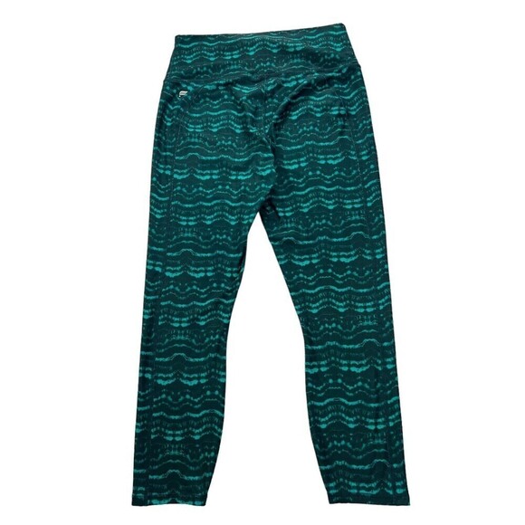 FABLETICS Define High-Waisted Powerhold Ankle‎ Crop Leggings Tidal Print Size M - Picture 2 of 11